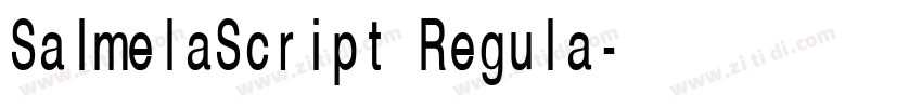 SalmelaScript Regula字体转换 SalmelaScript Regula字体转换